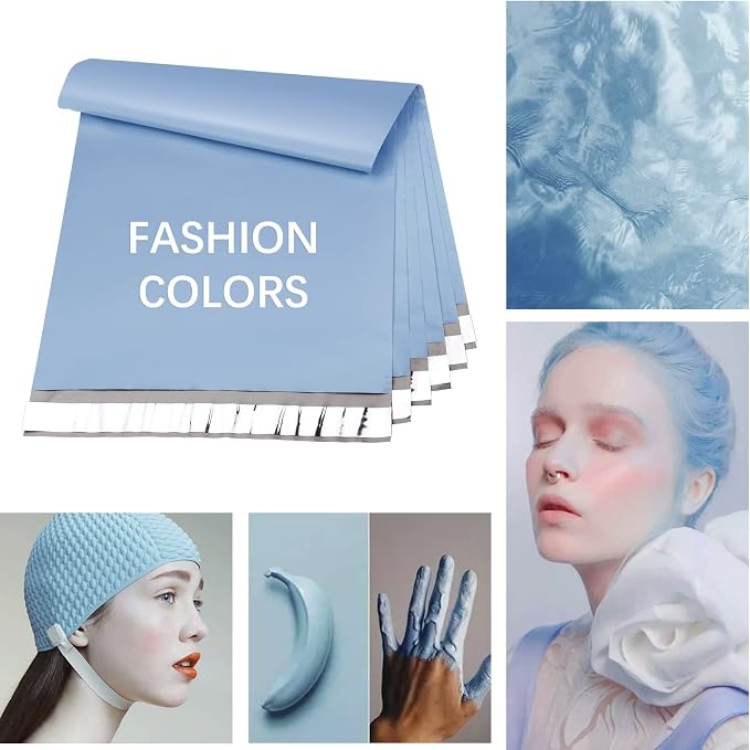 Metronic Large Poly Mailers 19x24 50PC Thick Shipping Bags, Light Blue | - Image 9