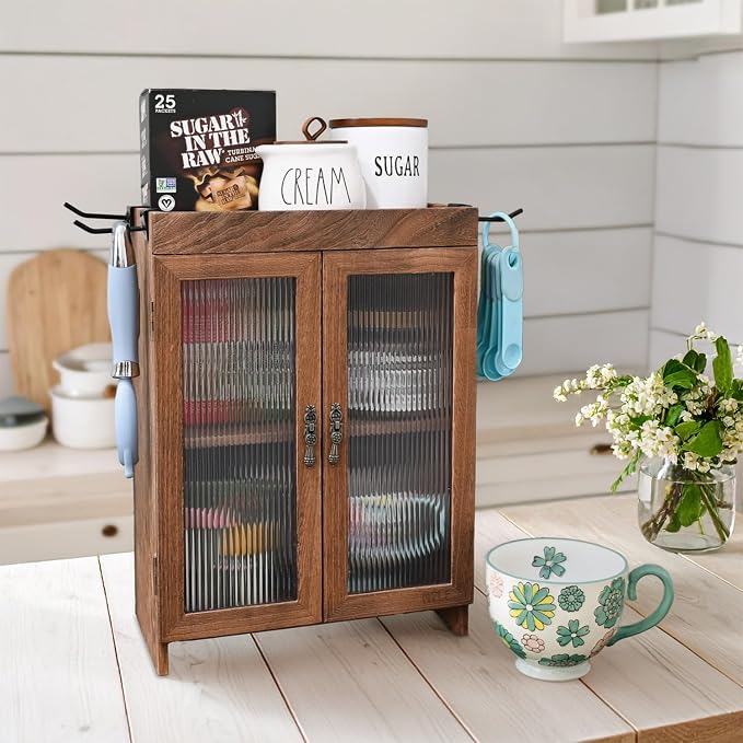 Ikee Design Wooden Countertop Storage Cabinet - Image 6