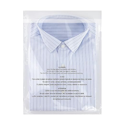 iMailer - 100 Count - 13" x 15" Clear Plastic Poly Bags by iMailer