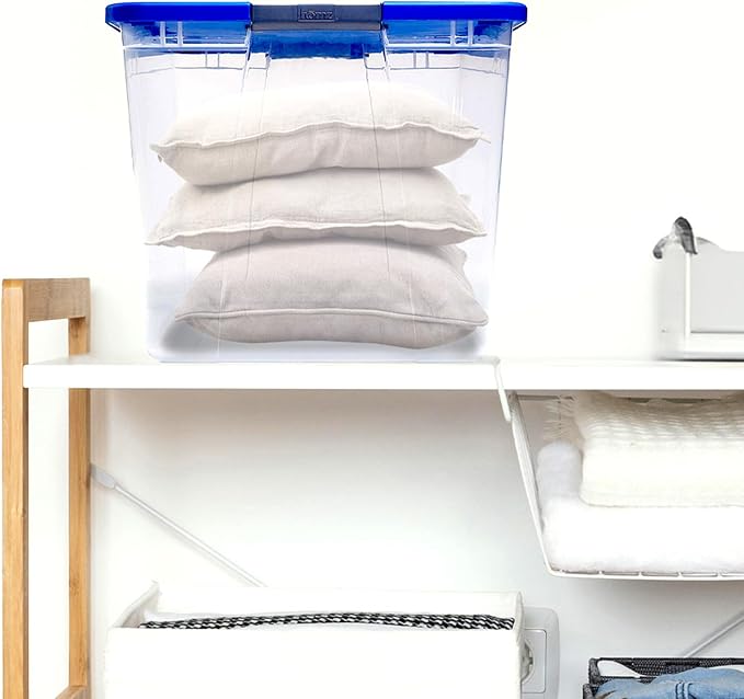 HOMZ 2-Pack Secure Latch, 64 Quart, and Office Organization - Image 11