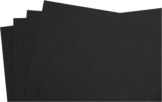 LUXPaper 8.5" x 11" Paper | Letter Size | Midnight Black | 28lb. | 50 Qty - Image 2