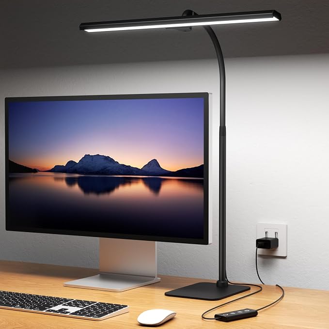 Kary LED Desk Lamps for Home Office, Tall Desk Light by KARY