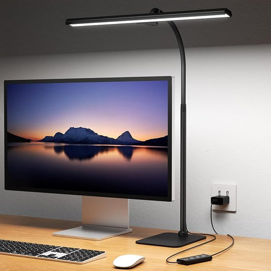 Kary LED Desk Lamps for Home Office, Tall Desk Light by KARY