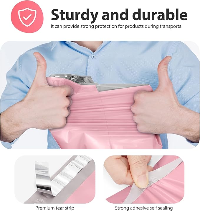 Fuxury Poly Mailers 14.5x19 Inch 1000 Pack, Bulk Shipping Bags - Image 6