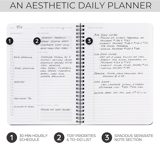 Beautiful Daily Planner And Notebook - Image 2