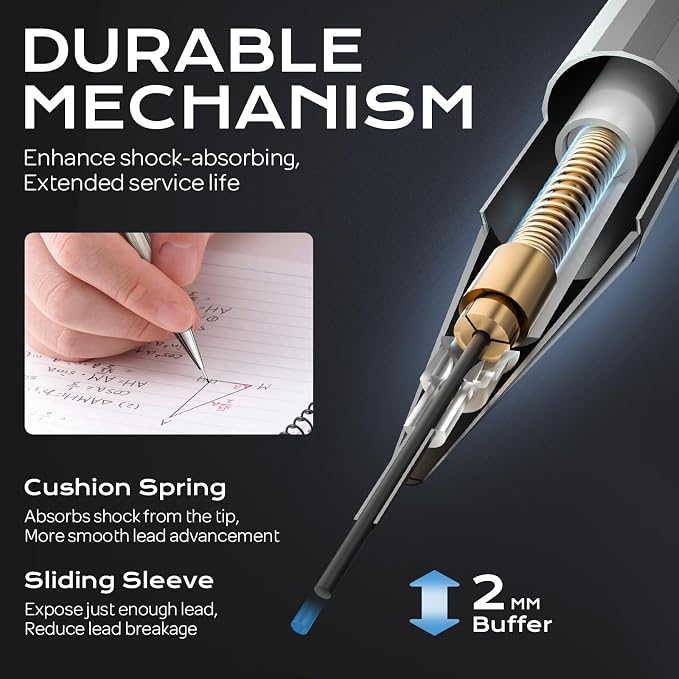 Nicpro 8 Pack Mechanical Pencil 0.7mm - Image 3