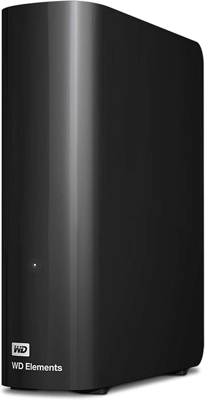 Western Digital 10TB Elements Desktop External Hard Drive, USB 3.0 external hard drive for plug-and-play storage - WDBWLG0100HBK-NESN-DeskLoop Office