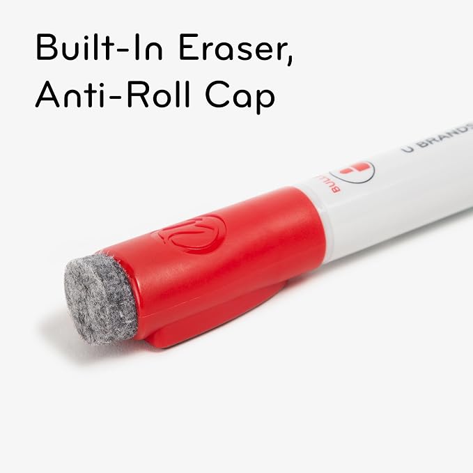 U Brands Fine Tip Dry Erase Markers - Image 3