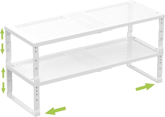 Jojocross Expandable Cabinet Shelf Organizer Storage Spice Rack Shelves by JOJOCROSSHIGHQUALITYLIFE