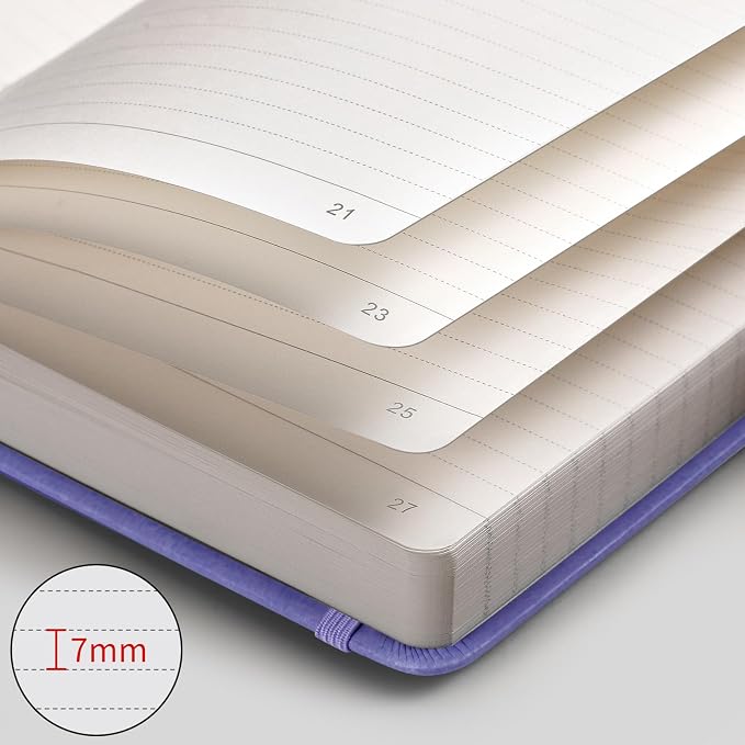 AHGXG Lined Journal Notebook, 320 Numbered Pages Thick Journal - Image 3
