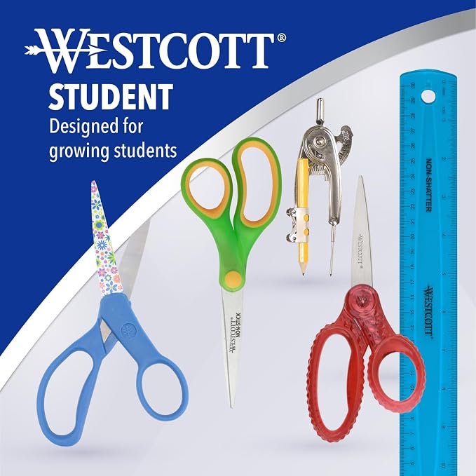 Westcott GEM Crystal-Design Scissors - Image 6