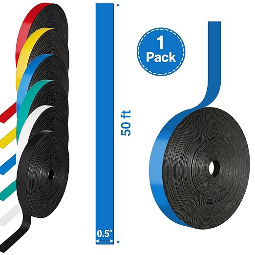 CHUNNIAO Blue Magnetic Whiteboard Tape - Image 2
