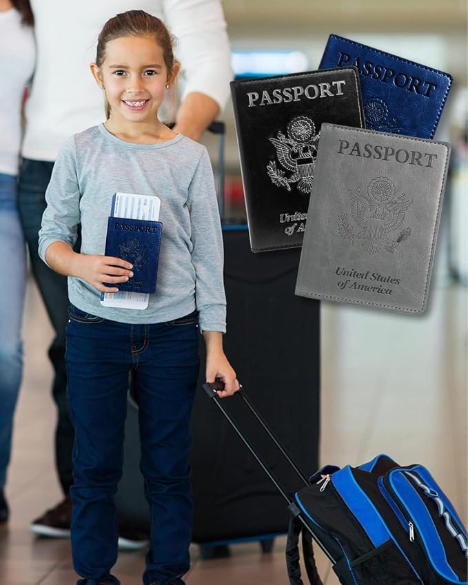 Sizobi Passport Holder for Travel Men, RFID Blocking Passport Covers Case - Image 7