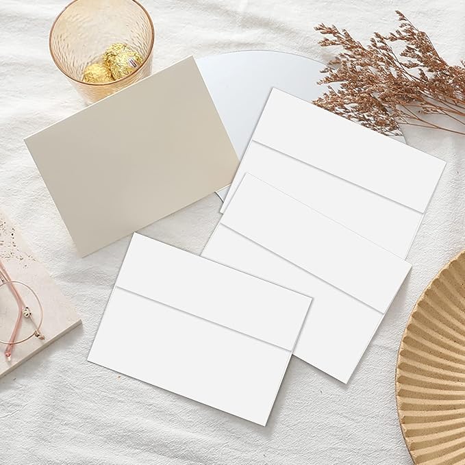 100 Packs 5x7 White Envelopes, A7 Envelopes - Image 6