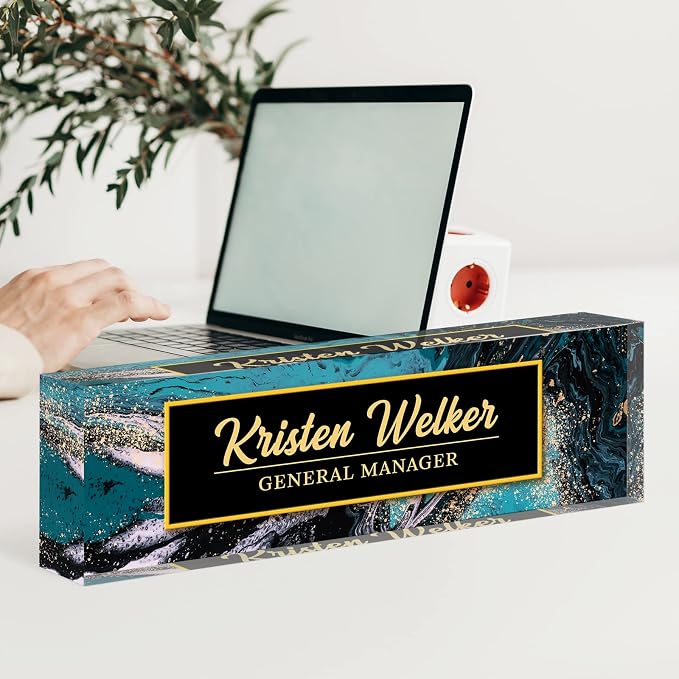 Desk Name Plate Personalized, Custom Name Plates - Image 2