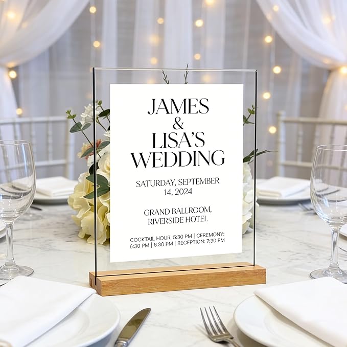 newnewshow 8.5"x11" Acrylic Sign Holder - Image 5