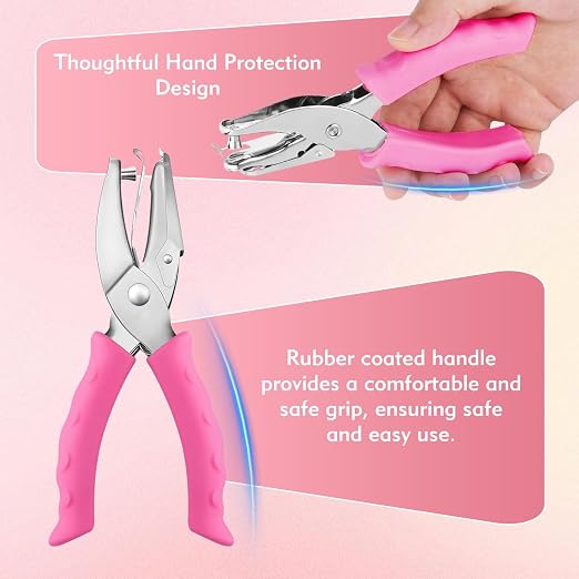 2 PCS Hole Punch, Diameter 1/4" and 1/8" Single Hole Punch, - Image 5