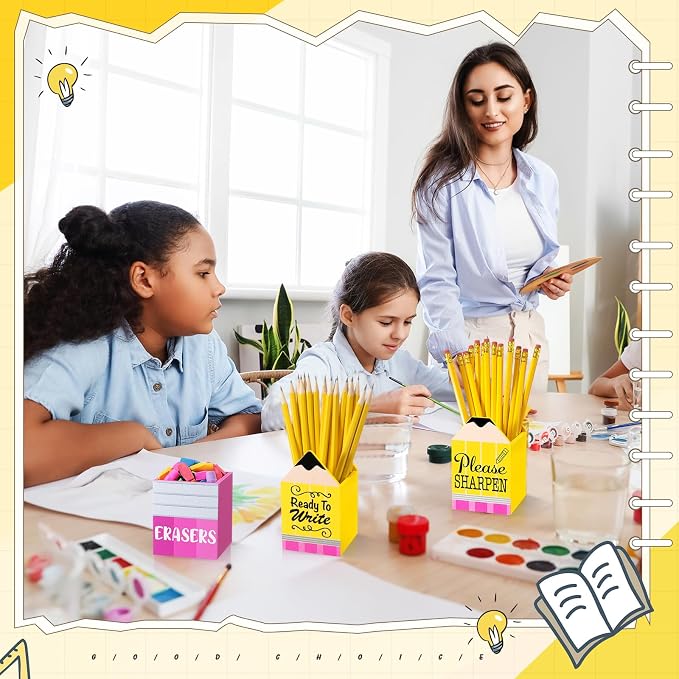 Gilprop 3 Pcs Back to School Sharp and Dull Pencil Holder - Image 6