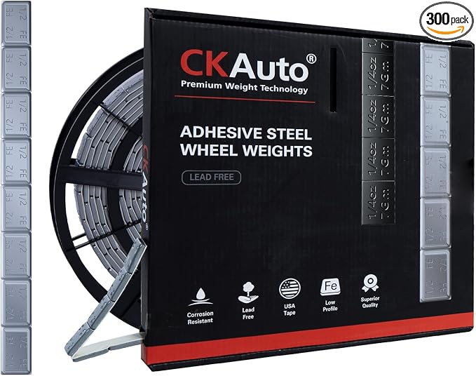 CKAuto 0.5oz, Wheel Weights, 4.2 kgs/ 9.24 lb/Roll, OE Quality by CKAuto