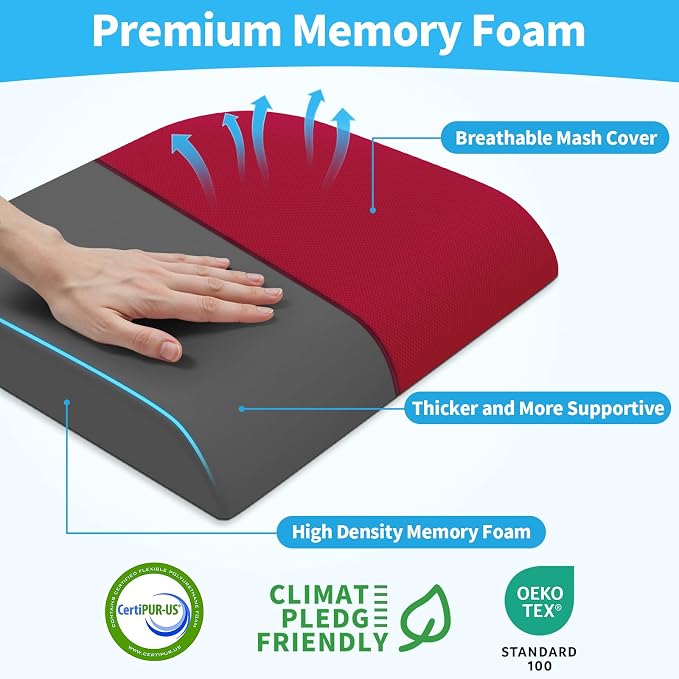 TranquilRelax Large Seat Cushion, Memory Foam Cushion - Image 2