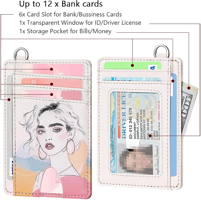FurArt Slim Minimalist Wallet RFID Credit Card Holder - Image 6
