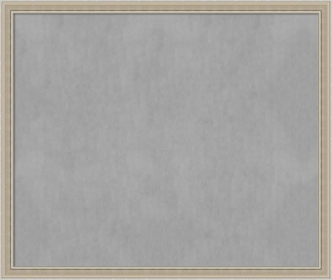 Amanti Art Silver Framed Magnetic Board 44x52 Oversize Vision Board by AmantiArt