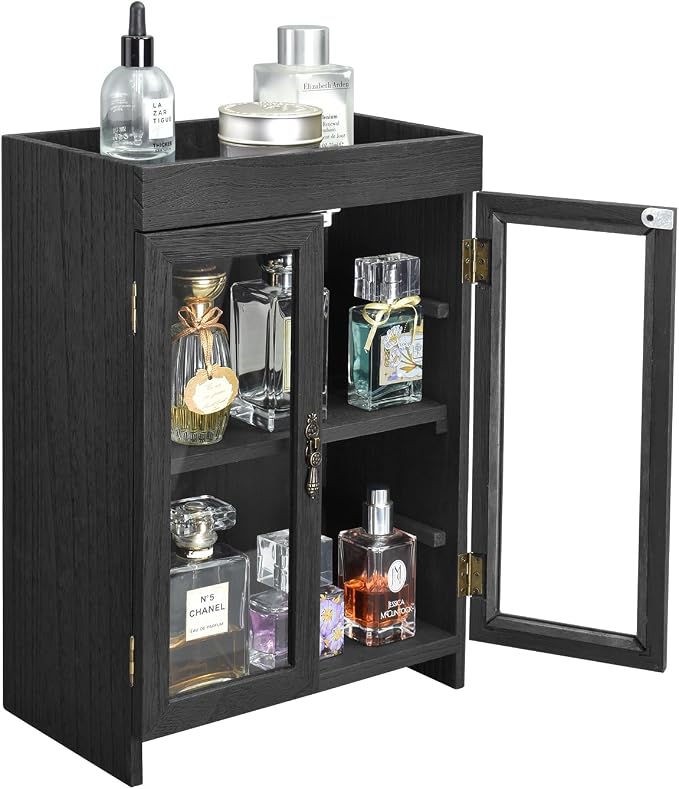 Ikee Design Small Wooden Countertop Storage Cabinet - Image 4