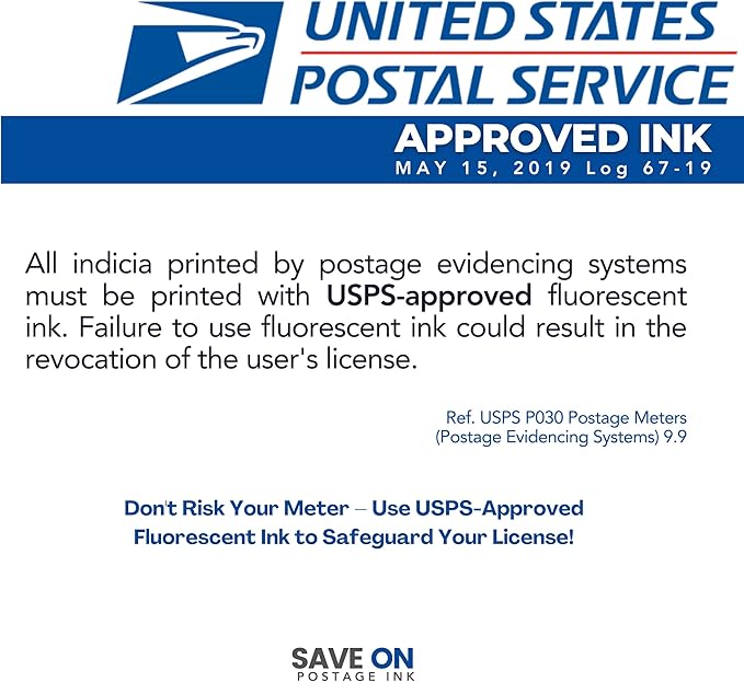 Save On Postage Ink IXINK1 Compatible Quadient Std Ink Cartridge for iX-1 Series-DeskLoop Office