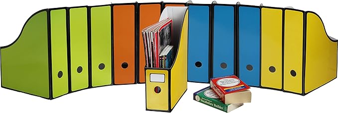 Simple Houseware 12-Pack Magazine File Holder Box, Foldable Cardboard Organizer by SimpleHouseware