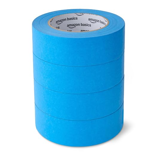 Amazon Basics Painters Tape, 1.41" x 60-Yard, 4 Rolls by AmazonBasics