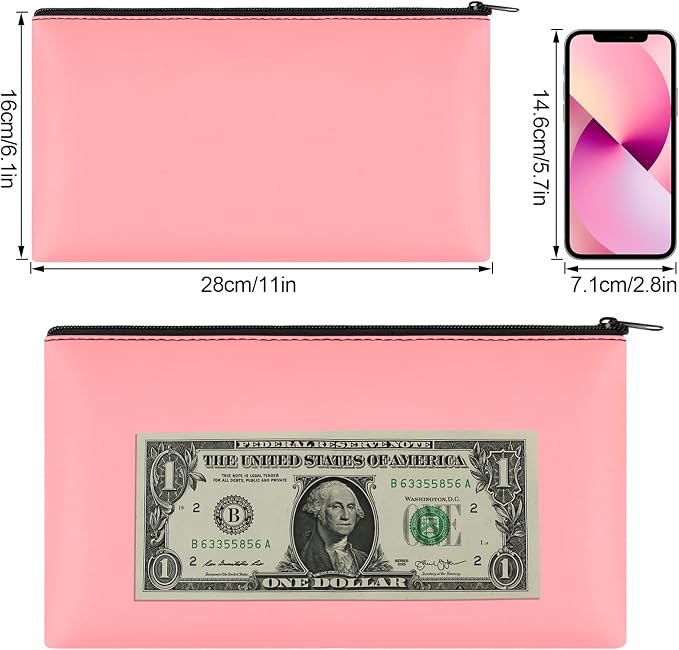 4Pack Money Bag 11 X 6" - Image 2