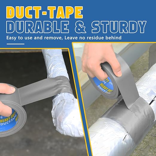 CXYARY 5 Roll Duct Tape Heavy Duty, 2 Inch x 150 Yard, No Residue Tape - Image 4