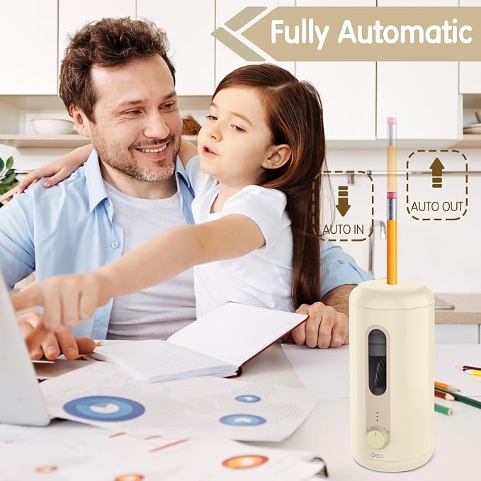 Electric Pencil Sharpener, Fully Automatic Pencil Sharpener - Image 2