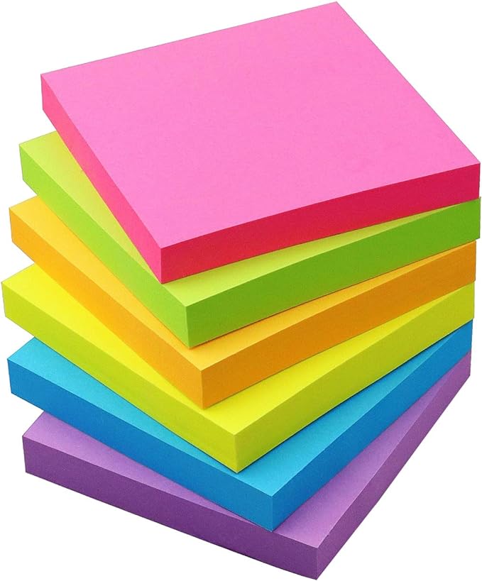 Sticky Notes 3x3 Self-Stick Notes Pads by OSBOO