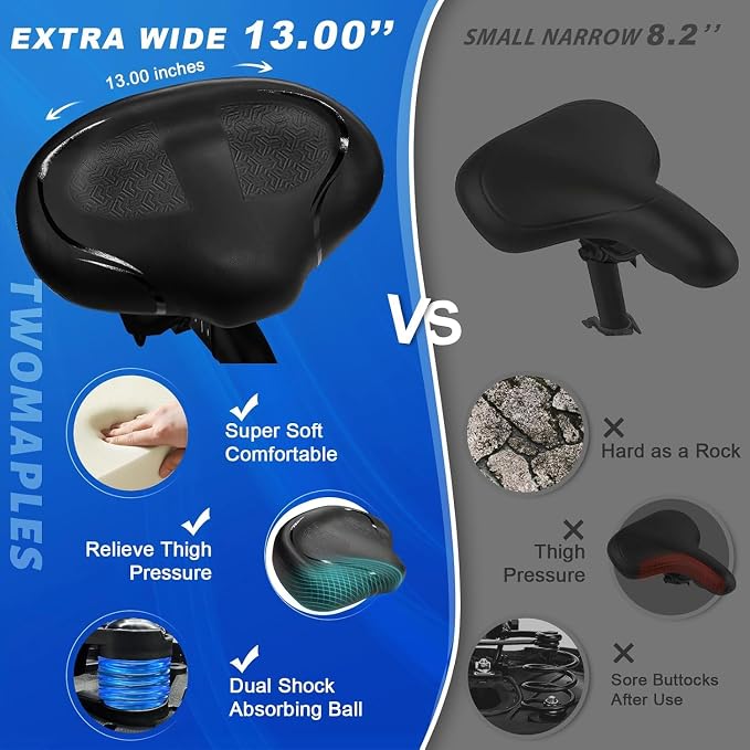 Noseless Bike Seat Cushion for Men & Women - Image 3