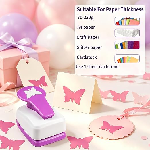 Paper Punch 1.8 Inch Butterfly Hole Punch - Image 3