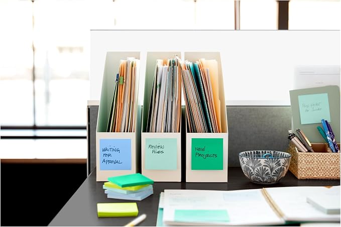 Post-it 100% Recycled Super Sticky Notes, 4 x 6 in, 8 Pads | School Supplies - Image 11
