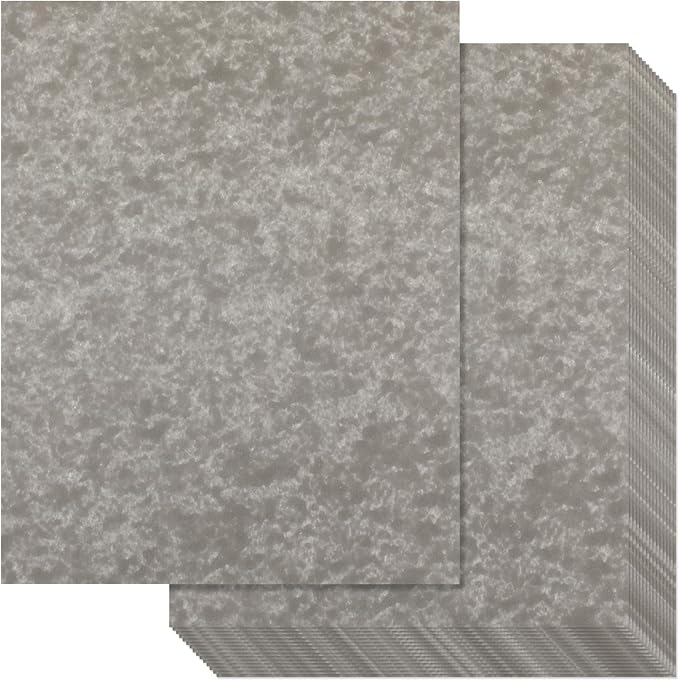 Epakh 200 Pcs Old Age Parchment Paper 8.5 x 11 Inch Standard Letter Vintage Colored Old Parchment Semblance Double Side Printing Paper (Khaki Gray)-DeskLoop Office