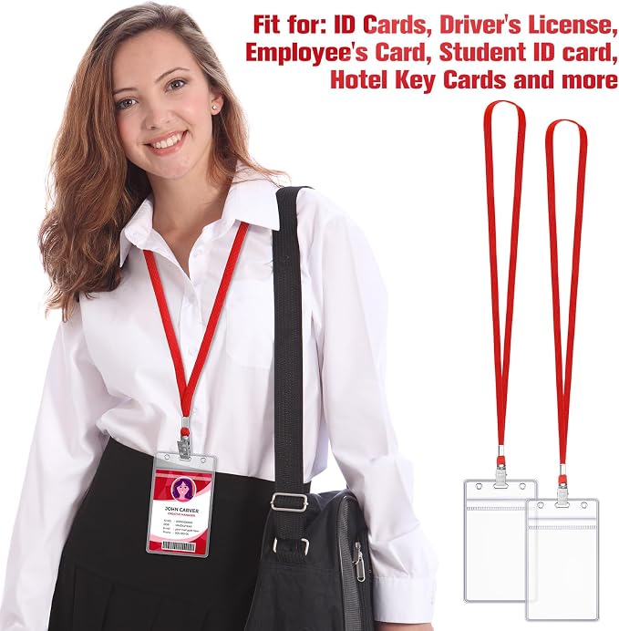 Marspark 50 Pcs Name Tag Lanyards - Image 3