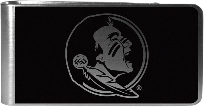 Siskiyou Sports NCAA Unisex Black and Steel Money Clip by Siskiyou