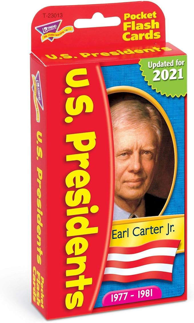 US Presidents Pocket Flash Cards - Image 4