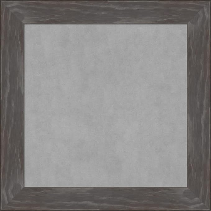 Amanti Art Grey Framed Magnetic Board 15x15 X-Small Vision Board by AmantiArt