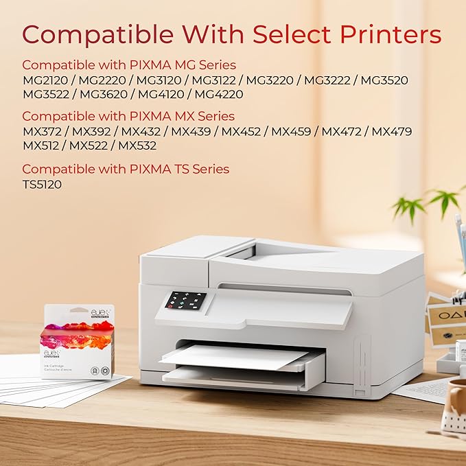 ejet 240XL PG-240 Black Ink Cartridge Remanufactured Replacement for Canon 240XL Black Ink Cartridge PG-240 XL for Canon Pixma MG3620 TS5120 MG2120 MG3520 MX452 MX512 MX532 MX472 Printer (2-Black)-DeskLoop Office