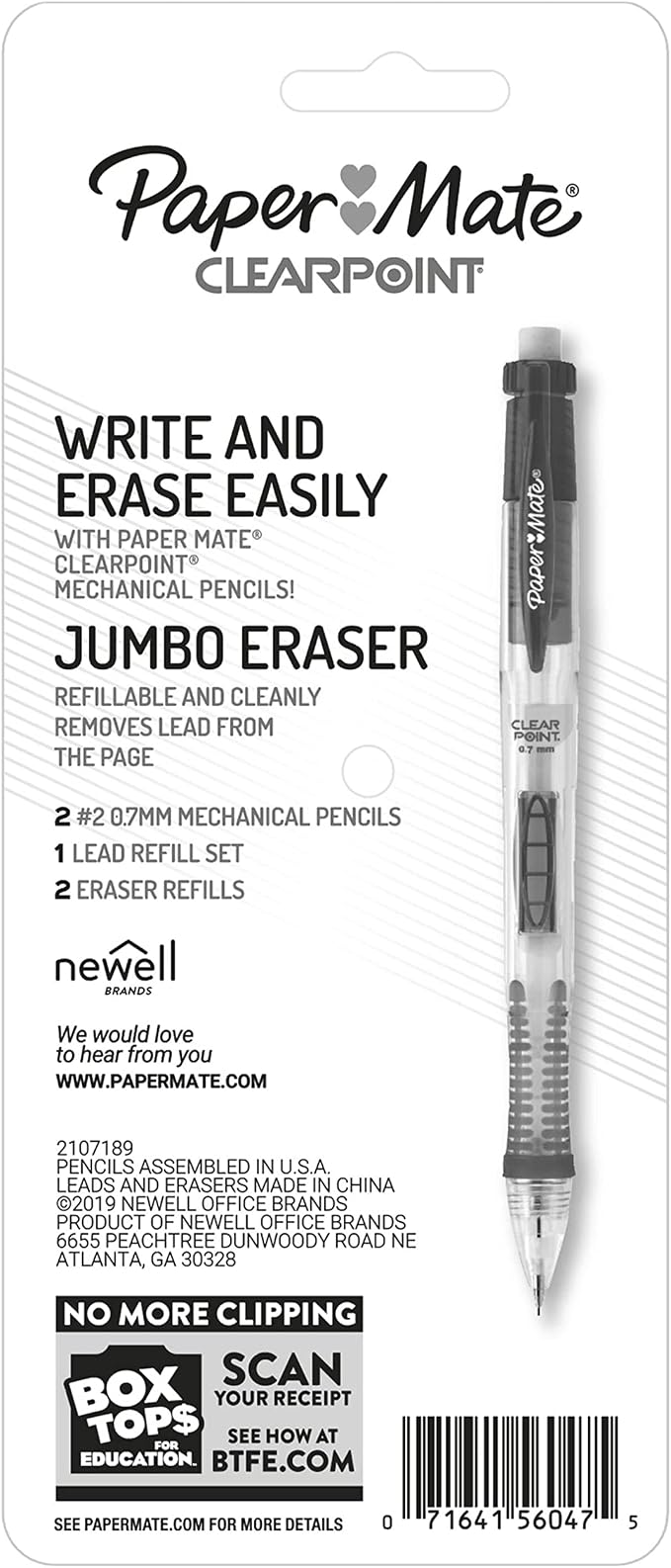 Paper Mate Clearpoint Mechanical Pencils, 0.7mm HB #2 Pencil Lead, Includes 2 - Image 8