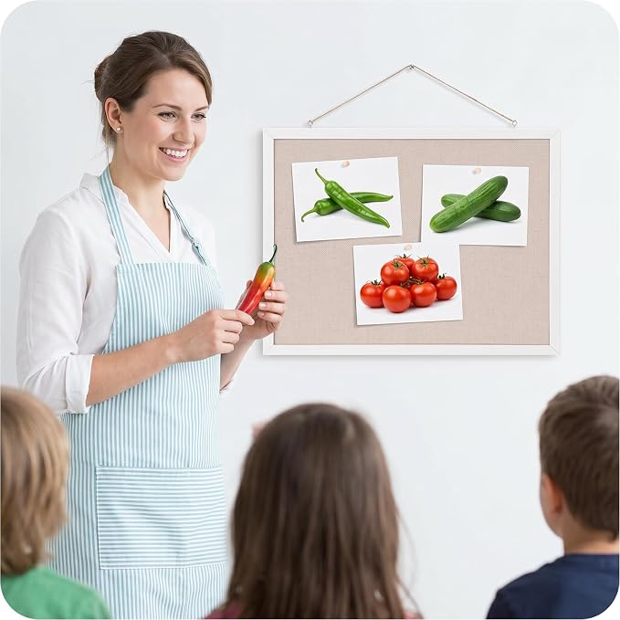 OWLKELA 13.3"x17.7" inch Bulletin Board - Image 6