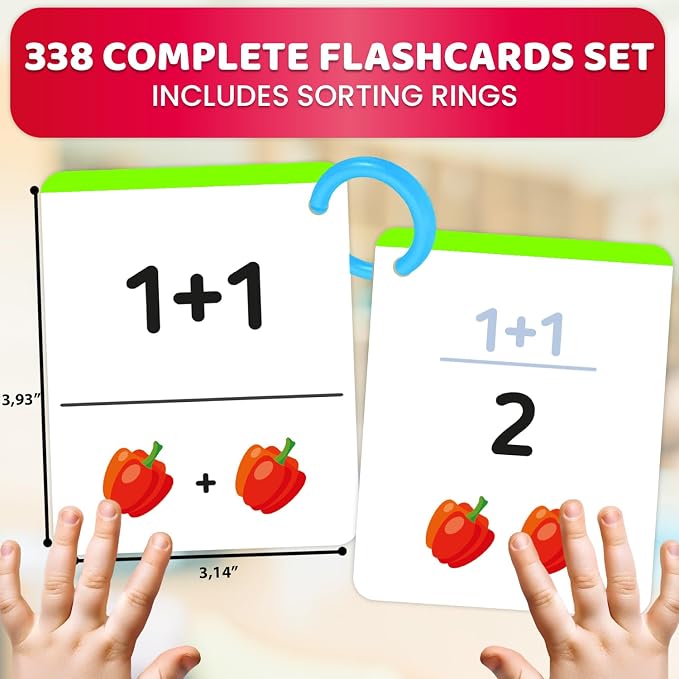 QUOKKA Addition & Subtraction Flash Cards Set - Image 2