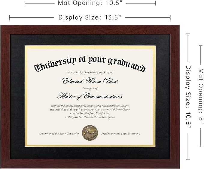 upsimples 11x14 Diploma Frame Certificate Degree Document Frame - Image 4