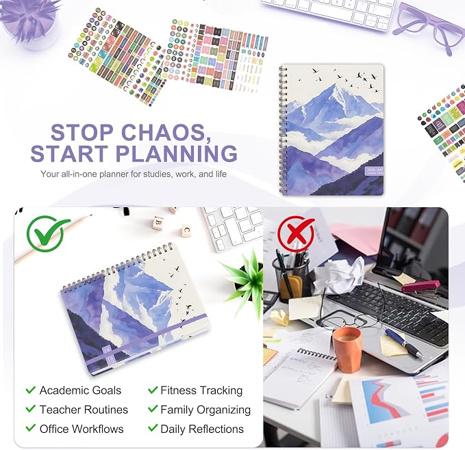Planner 2026-2027, Weekly and Monthly Academic Year Calendar Planner, July 2026 - Image 6