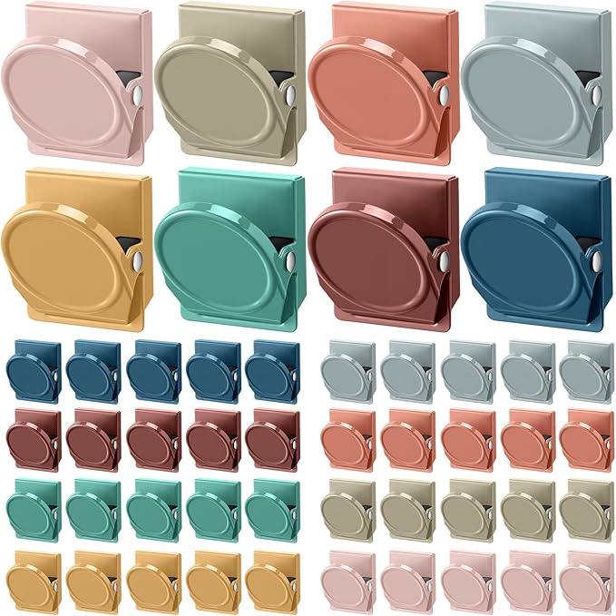 Harloon 8 Style 48 Pcs Boho Magnetic Clips Boho Classroom Decoration Magnetic by Muasung