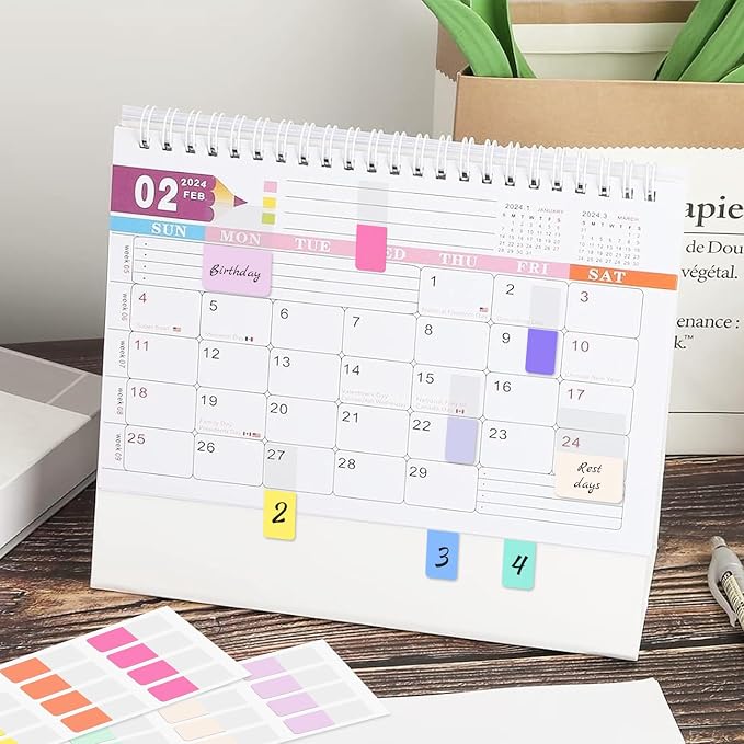 Imeepa 480 PCS Sticky Index Tabs, 12 Colors Page Markers | Writable & - Image 6